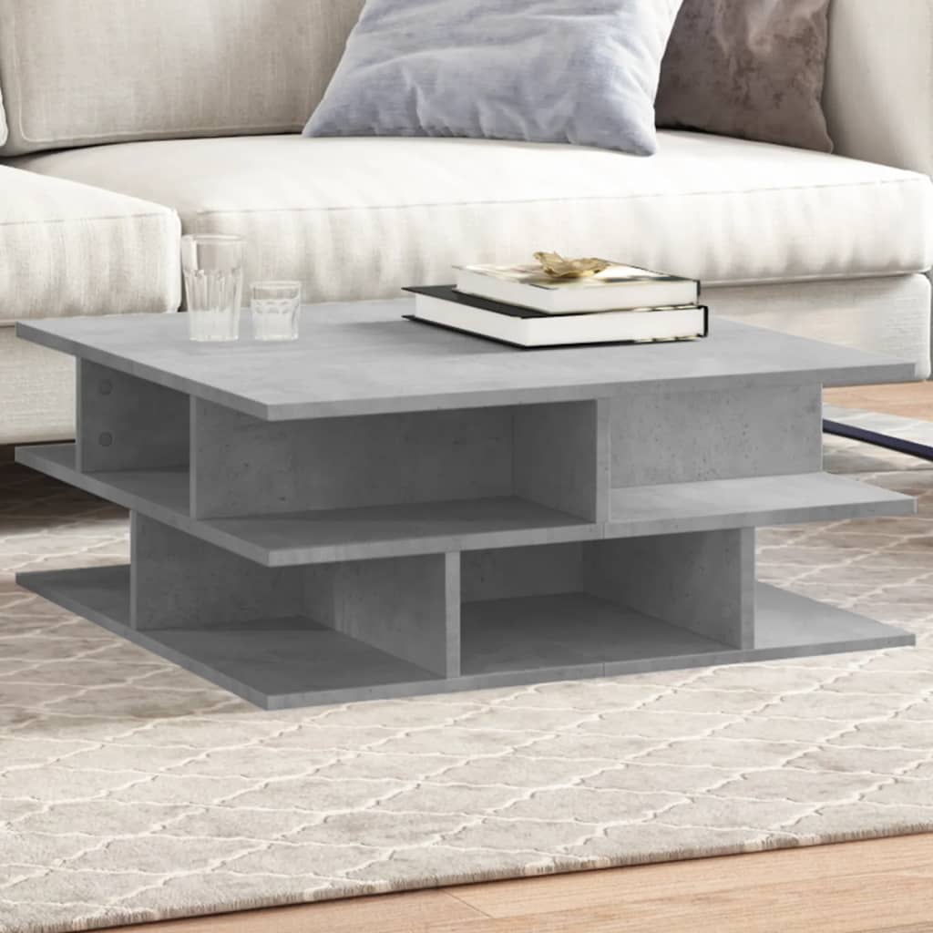 Coffee Table 70X70X29 Cm Engineered Wood