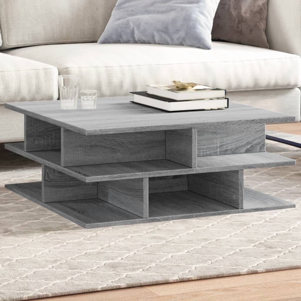 Coffee Table 70X70X29 Cm Engineered Wood