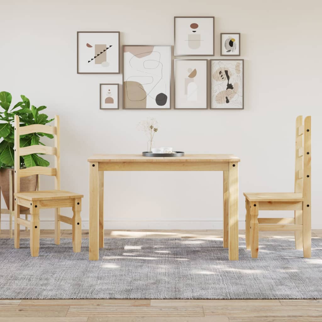 Dining Table Panama 112X60X75 Cm Solid Wood Pine