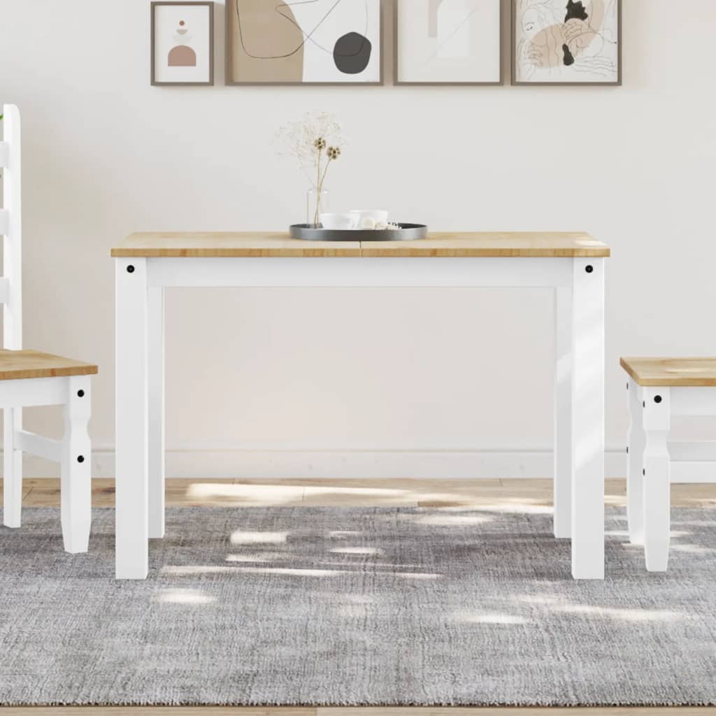 Dining Table Panama 112X60X75 Cm Solid Wood Pine