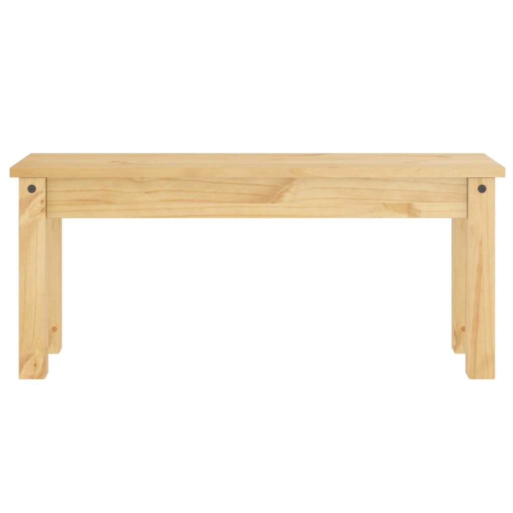 Kitchen & Dining Benches Panama Solid Pine Bench 105cm Hallway Garden Wooden Sea