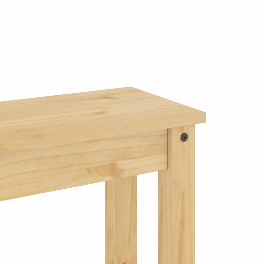 Kitchen & Dining Benches Panama Solid Pine Bench 105cm Hallway Garden Wooden Sea