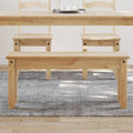 Kitchen & Dining Benches Panama Solid Pine Bench 105cm Hallway Garden Wooden Sea