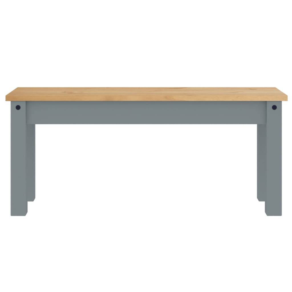 Kitchen & Dining Benches Panama Solid Pine Bench 105cm Hallway Garden Wooden Sea