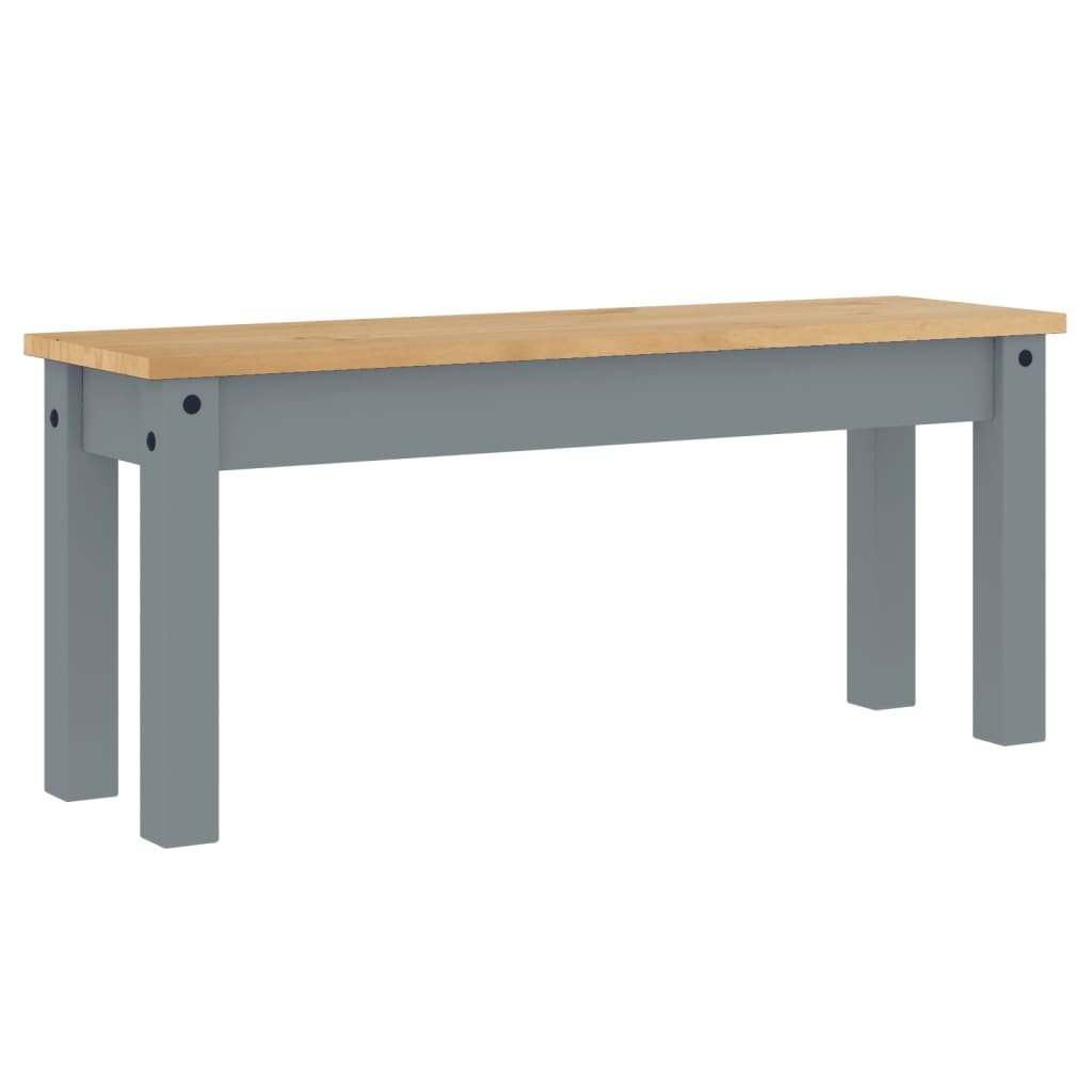 Kitchen & Dining Benches Panama Solid Pine Bench 105cm Hallway Garden Wooden Sea
