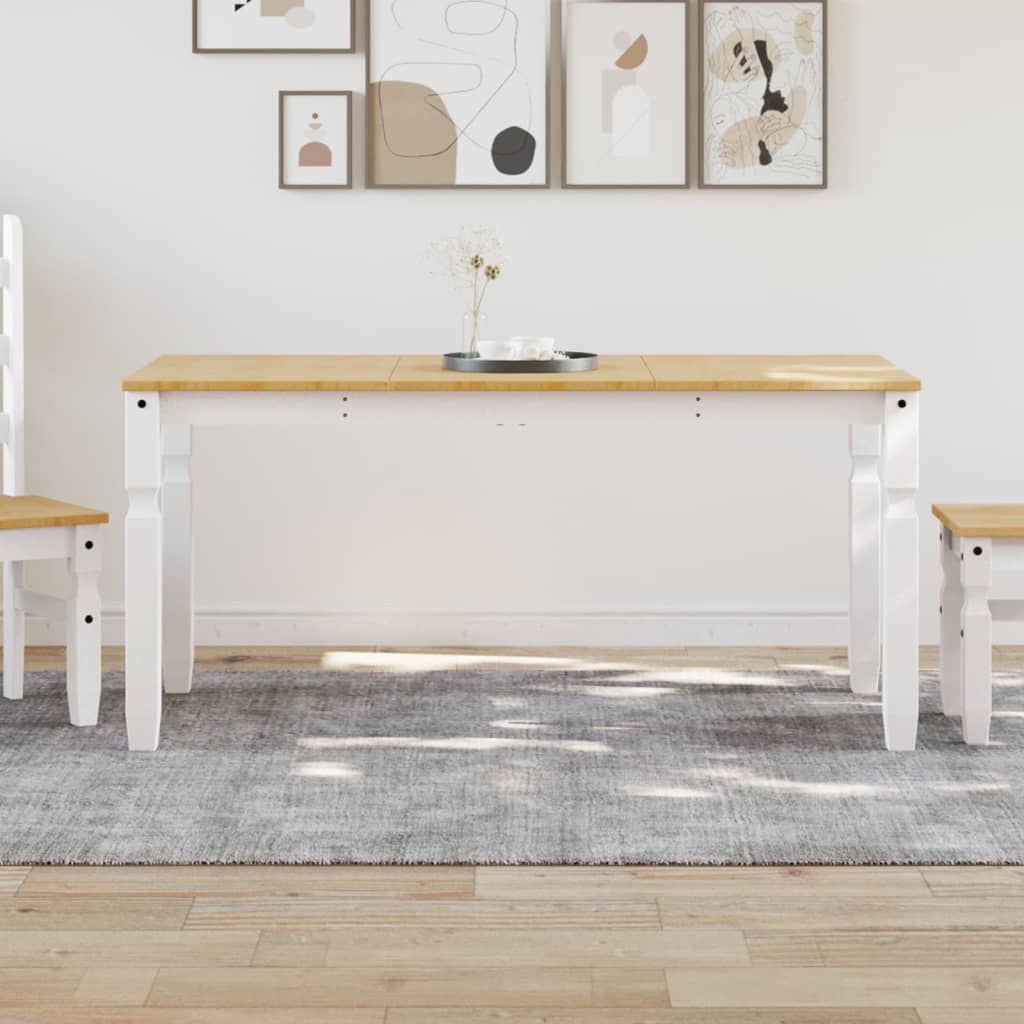 Dining Table Corona 180X90X75 Cm Solid Wood Pine