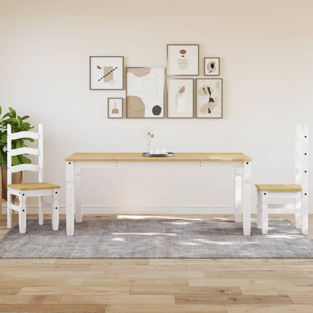 Dining Table Corona 180X90X75 Cm Solid Wood Pine