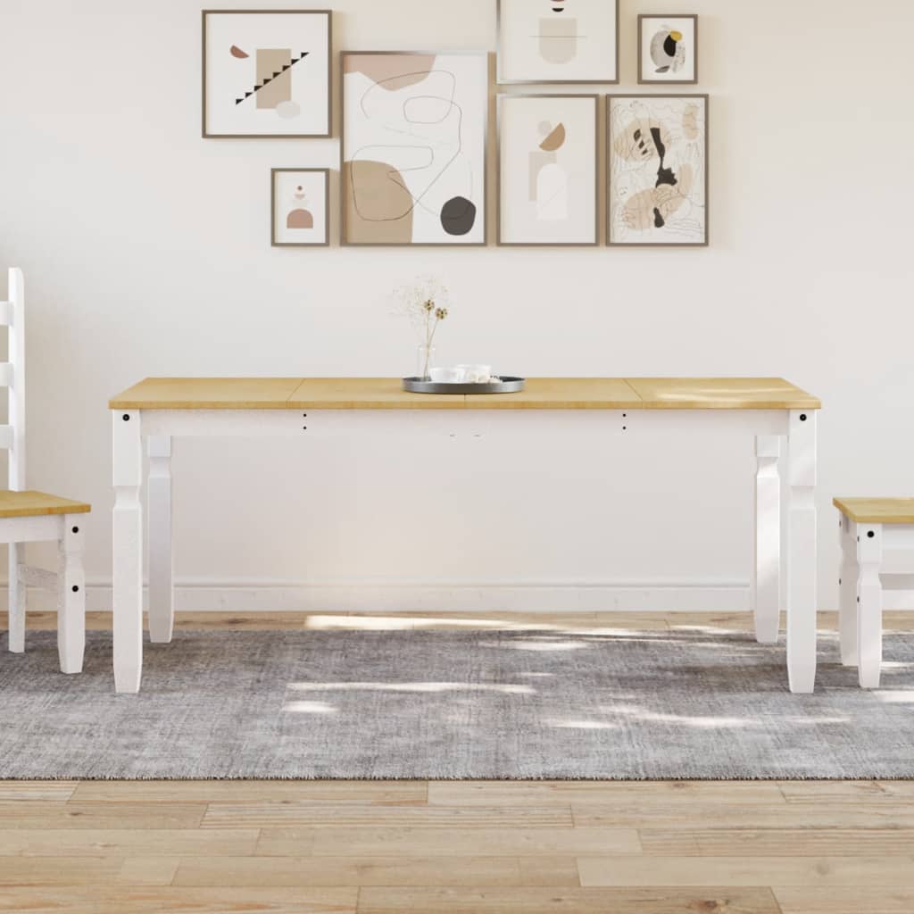 Dining Table Corona 180X90X75 Cm Solid Wood Pine
