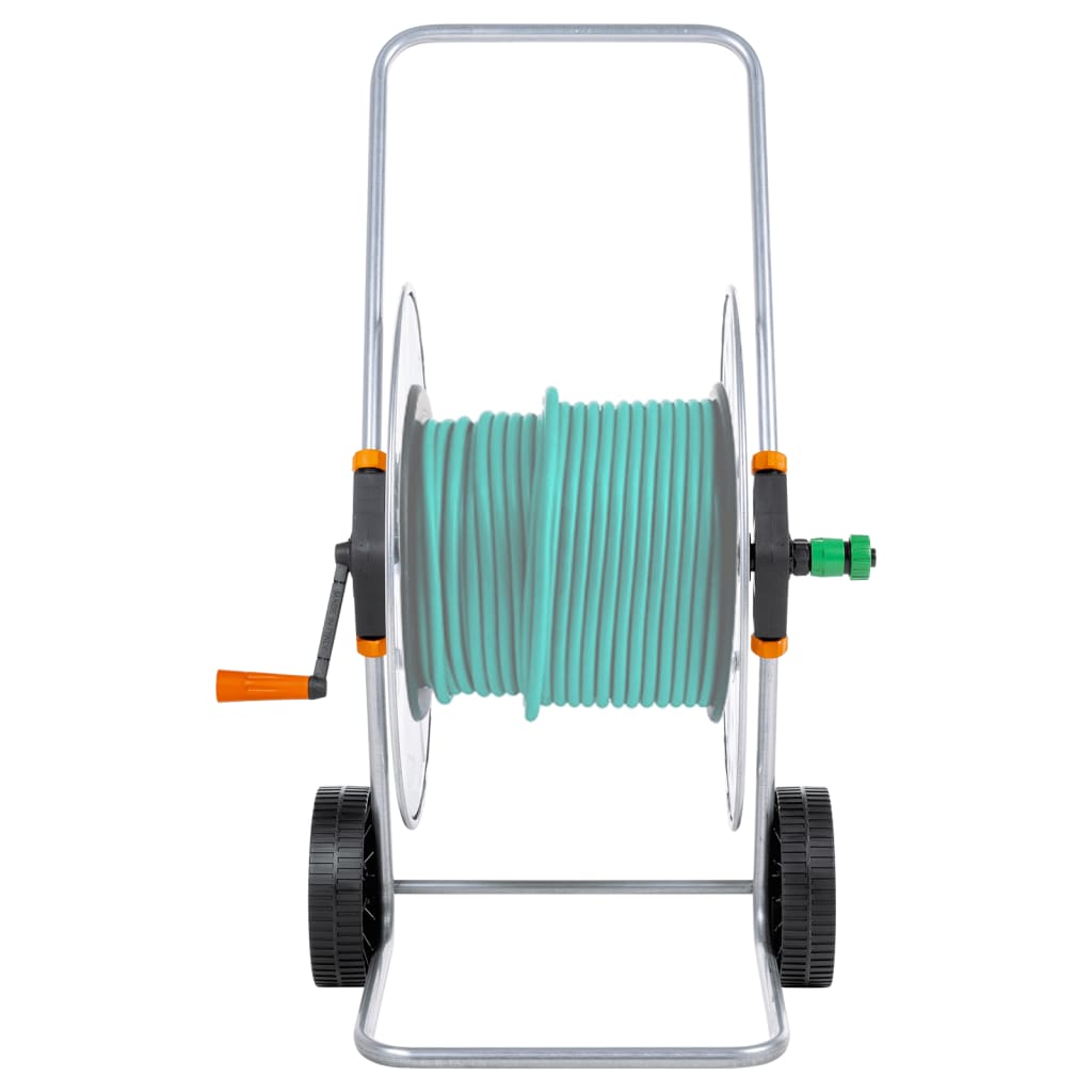 Hose Reel Cart For 110 M 1/2" Or 80 M 3/4" Hose Steel