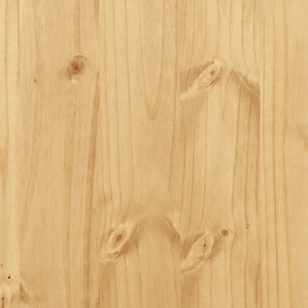 Chest Of Drawers Corona 80X43X114 Cm Solid Wood Pine