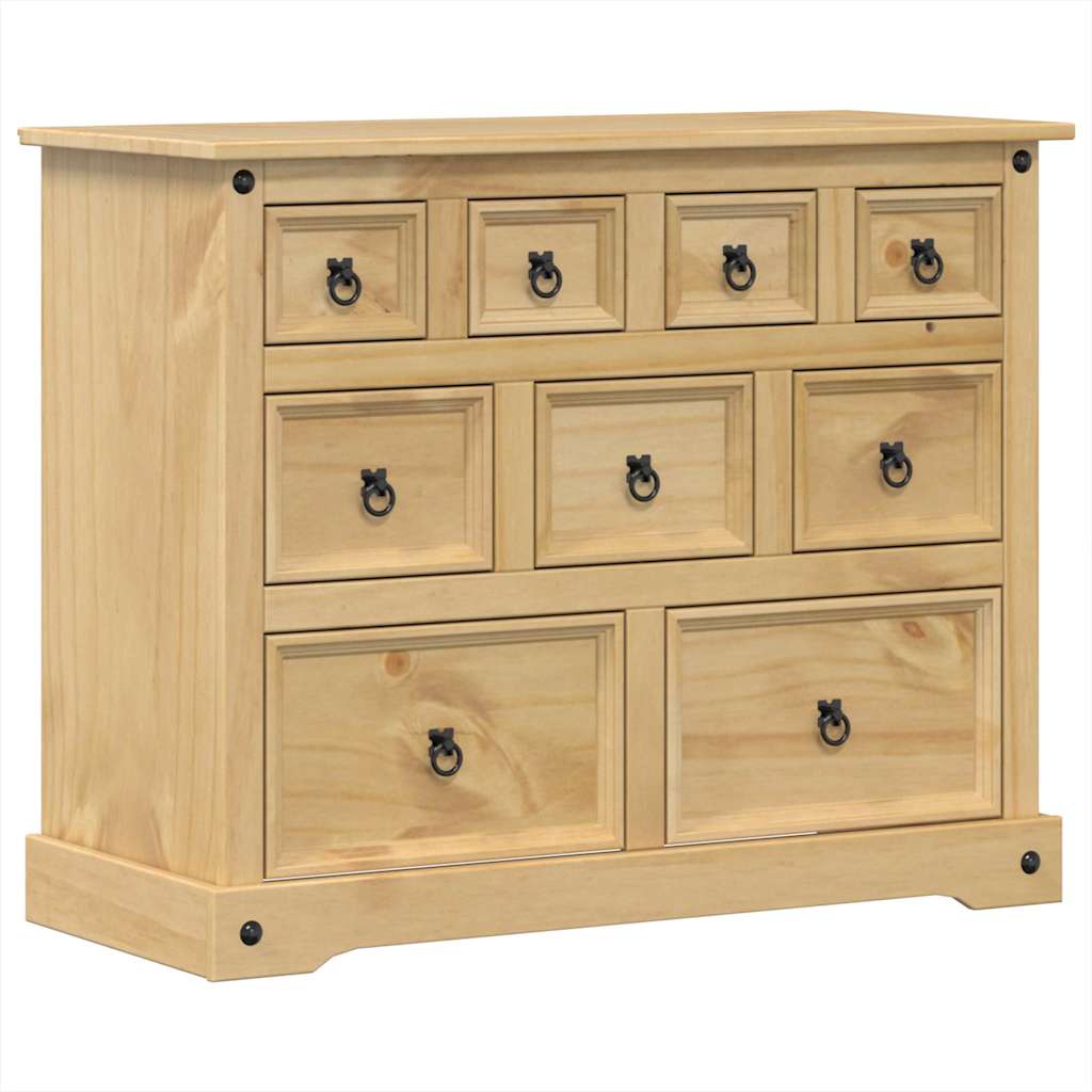 Storage Chests Corona Solid Pine Chest of Drawers 101cm Wide Bedroom Cabinet 101
