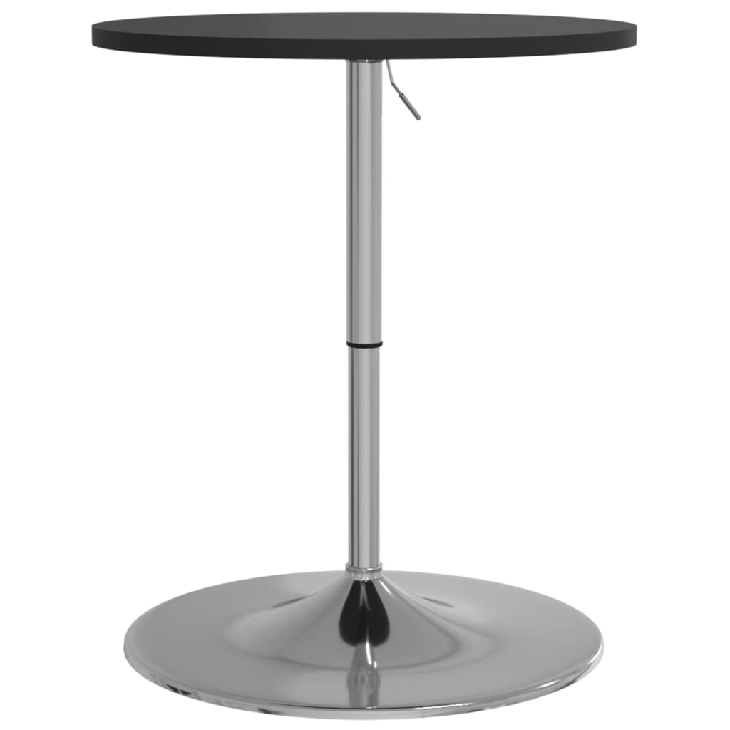 Bar Table Engineered Wood And Chromed Steel