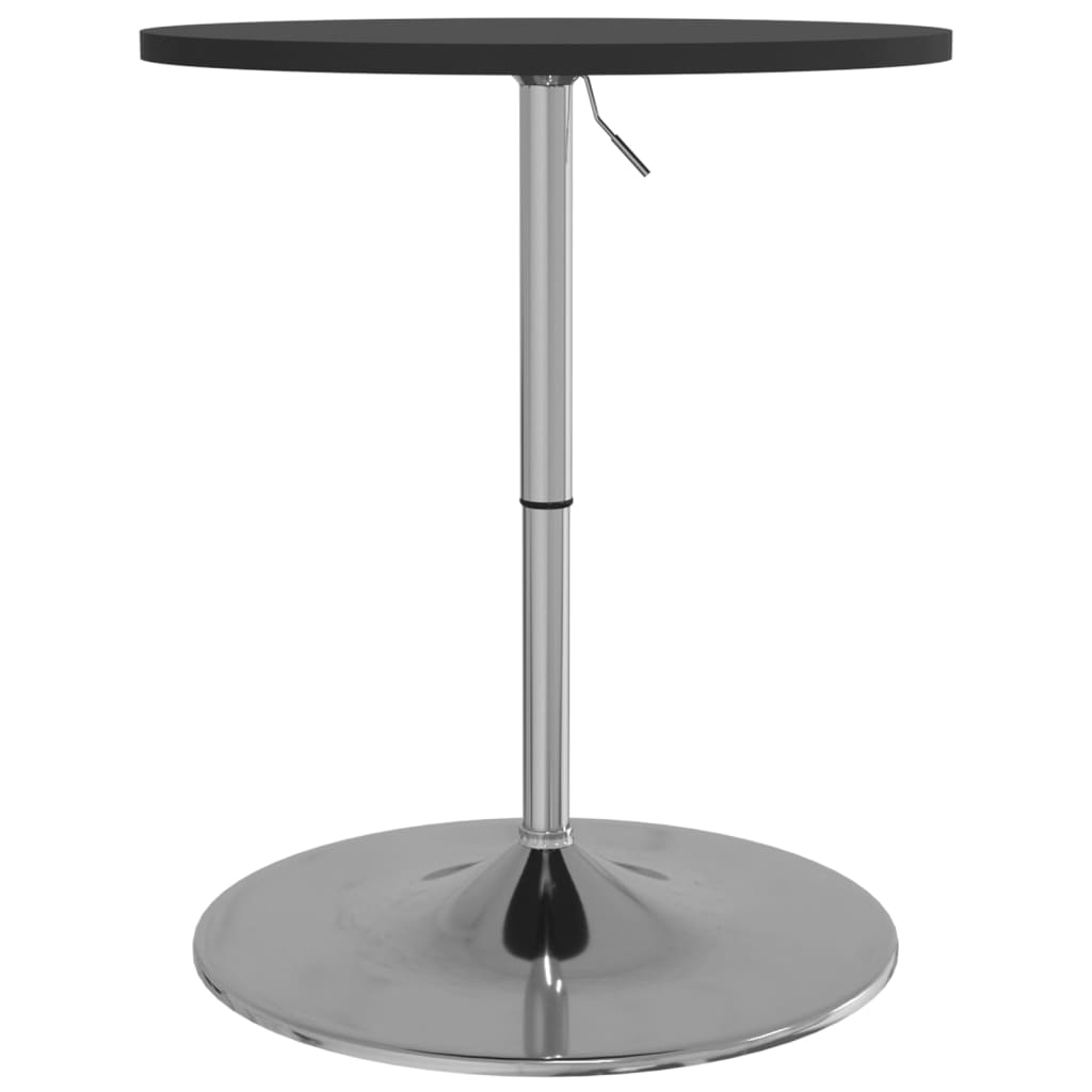 Bar Table Engineered Wood And Chromed Steel