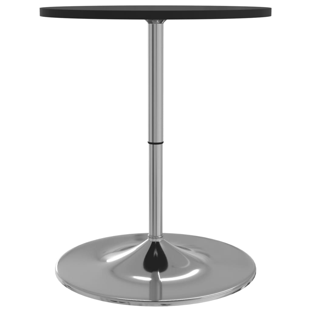 Bar Table Engineered Wood And Chromed Steel