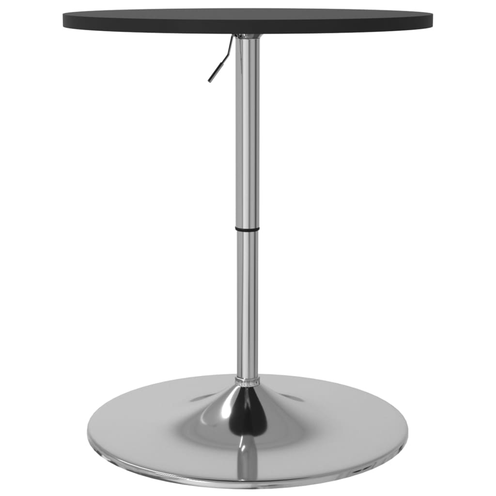 Bar Table Engineered Wood And Chromed Steel