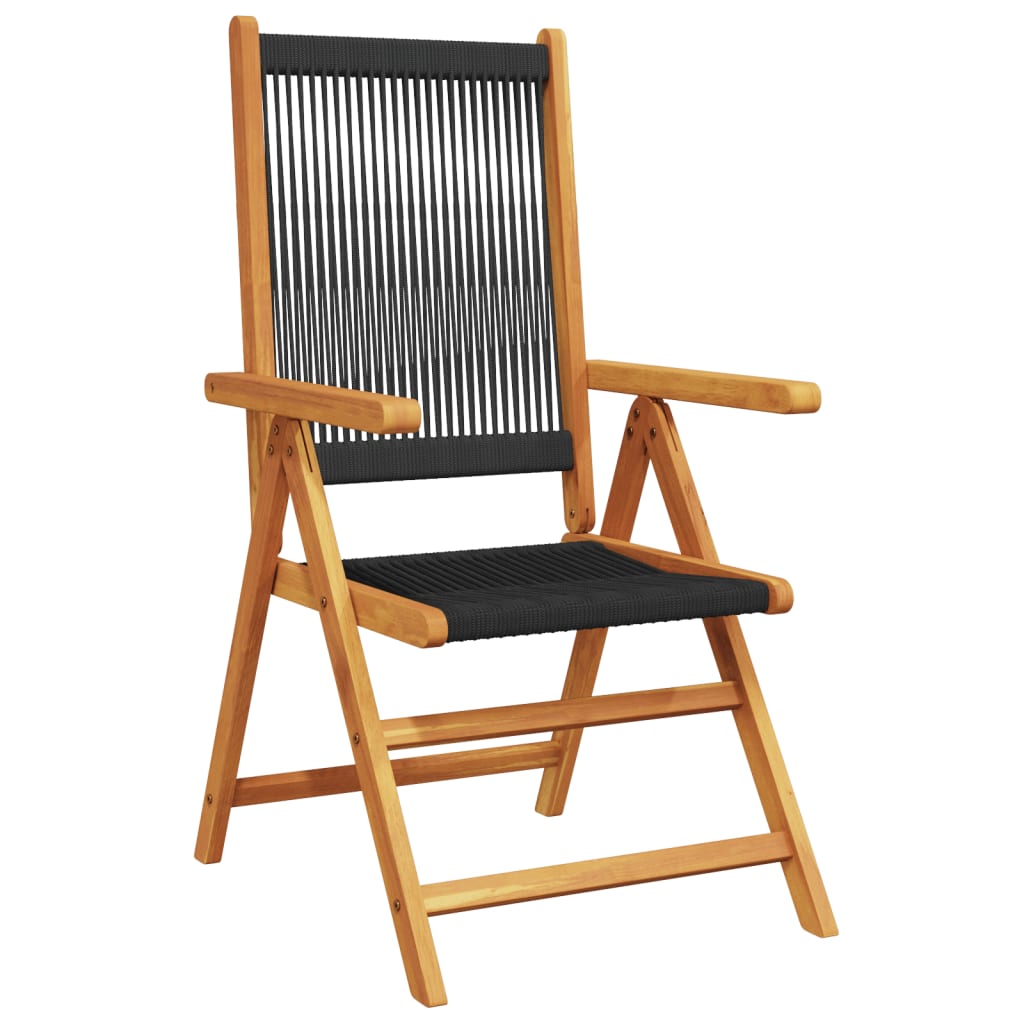 Reclining Garden Chairs 6 Pcs Solid Wood Acacia