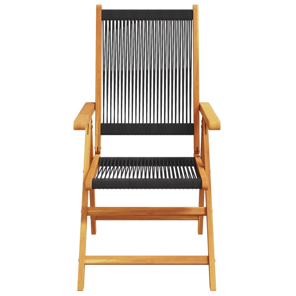 Reclining Garden Chairs 6 Pcs Solid Wood Acacia