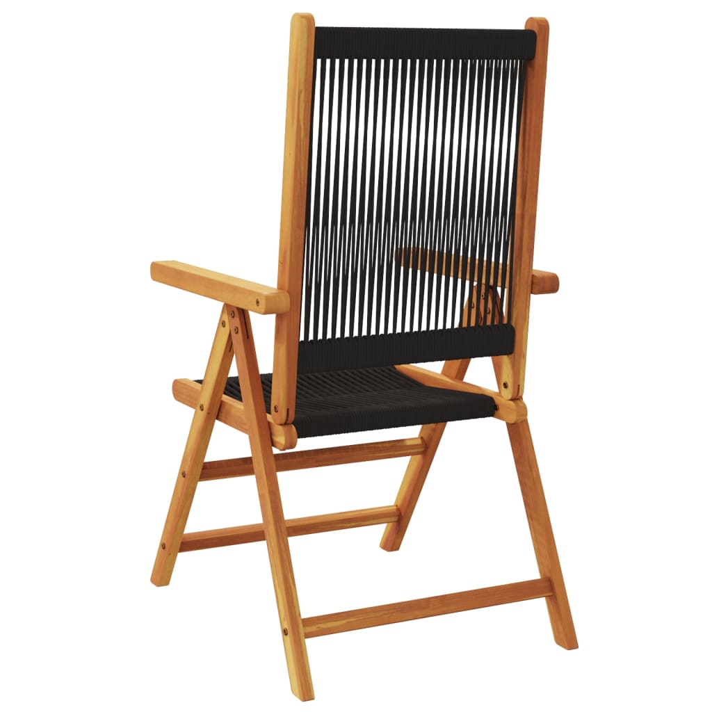 Reclining Garden Chairs 6 Pcs Solid Wood Acacia
