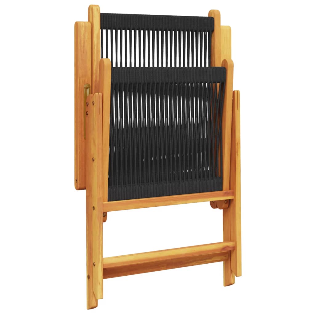 Reclining Garden Chairs 6 Pcs Solid Wood Acacia