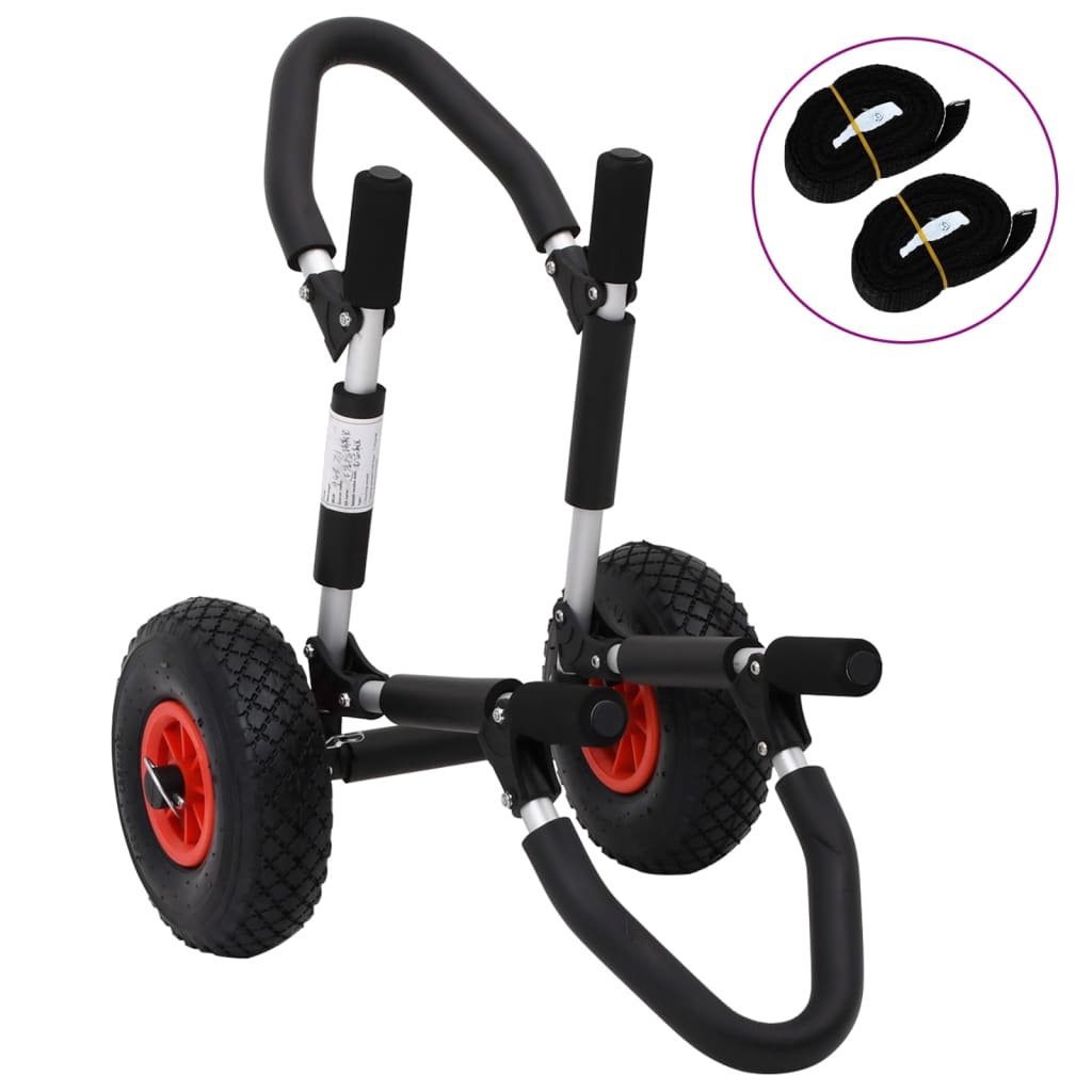 Kayak Trolleys 2 Pcs Aluminium