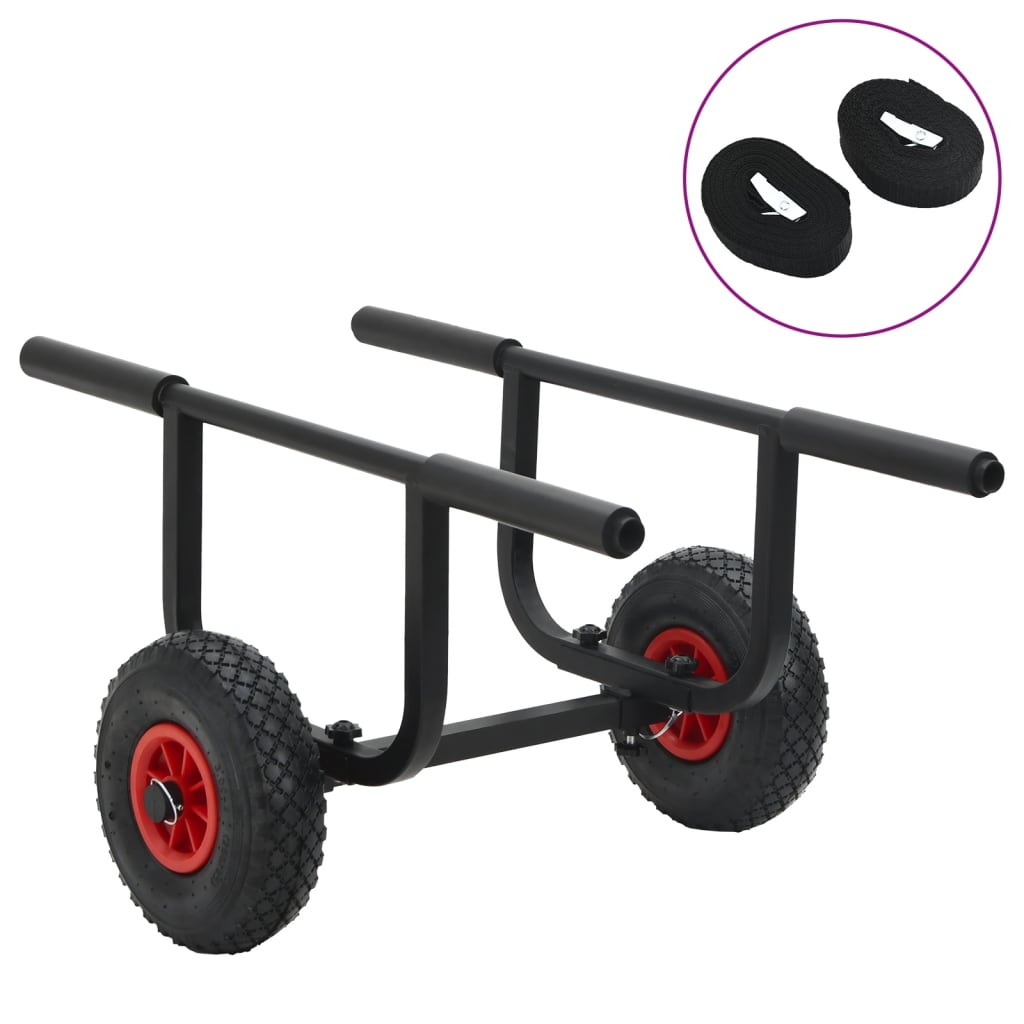 Kayak Trolleys 2 Pcs Aluminium