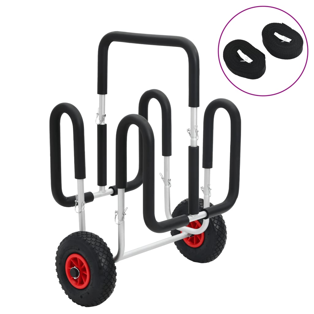 Kayak Trolleys 2 Pcs Aluminium