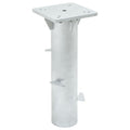 Outdoor Umbrella Bases In-Ground Parasol Base Silver 16X16X39.5 Cm Steel 32 cm