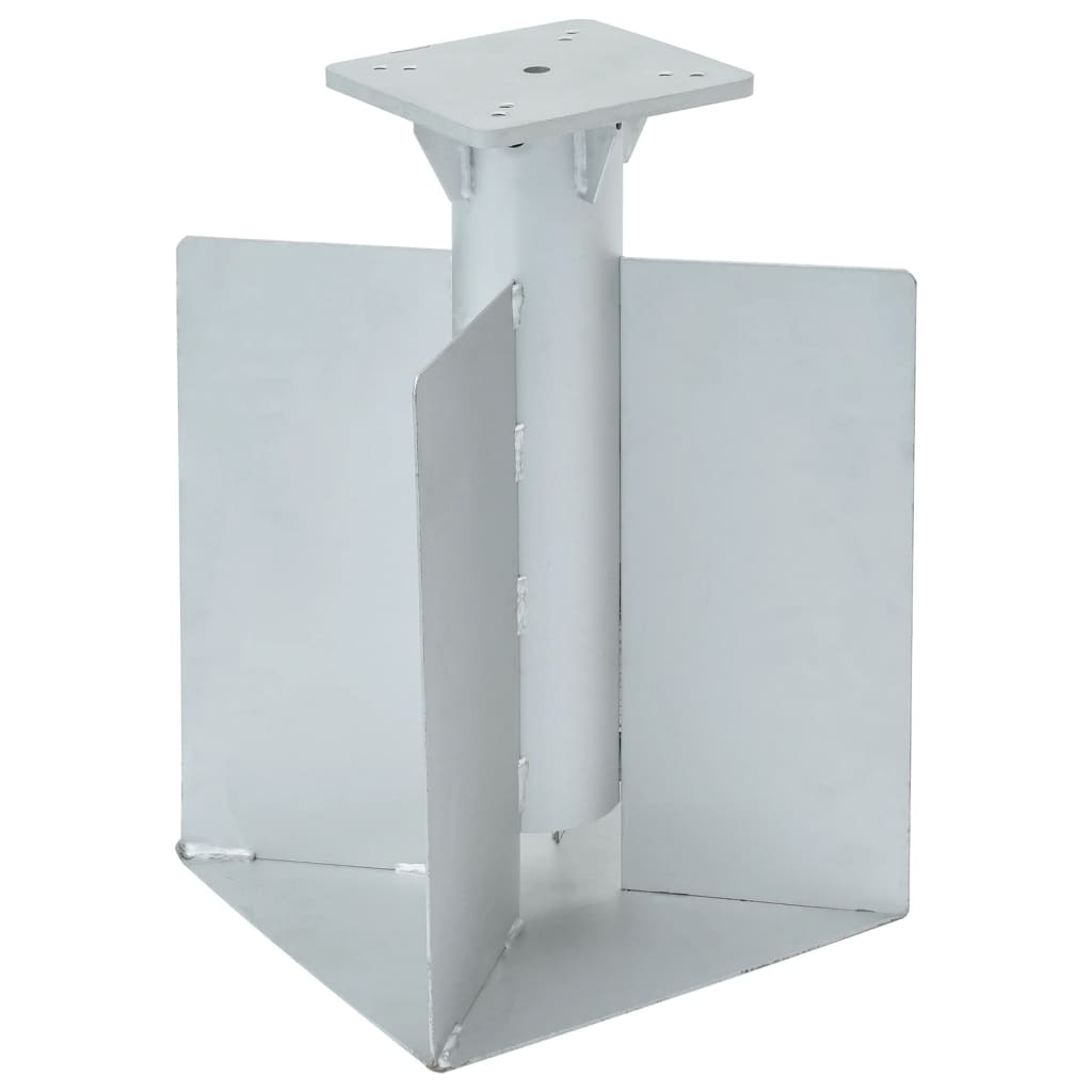 In-Ground Parasol Base Silver 27.5X27.5X45 Cm Steel