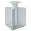 In-Ground Parasol Base Silver 27.5X27.5X45 Cm Steel