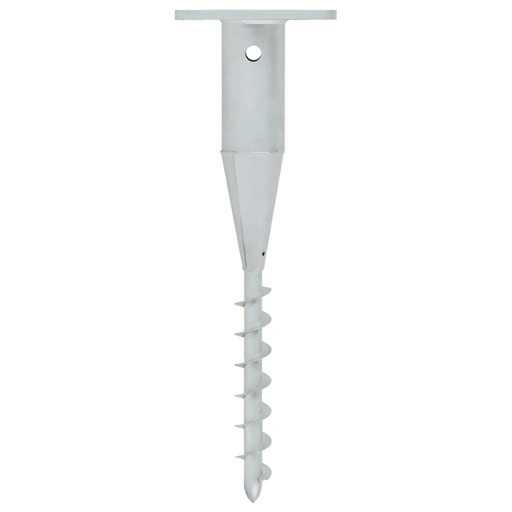 In-Ground Parasol Base With Rod 16X16X52 Cm Steel