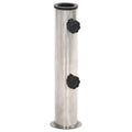 Parasol Base For Ø38/48 Mm Pole Silver Stainless Steel