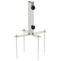 Parasol Base With Ground Spikes For Ø32-38 Mm Silver Steel