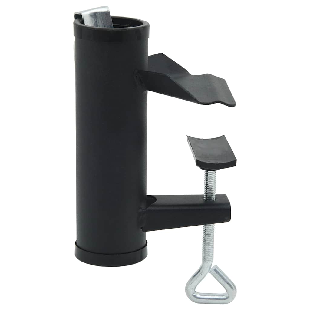 Umbrella Clamps For Balcony 2 Pcs 25-38 Mm Steel