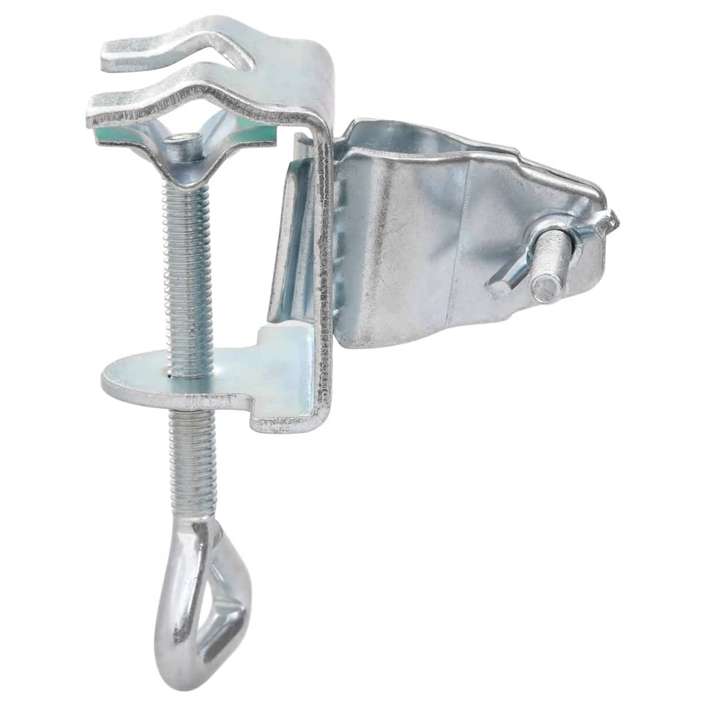 Umbrella Clamps For Balcony 2 Pcs 32 Mm Galvanised Steel