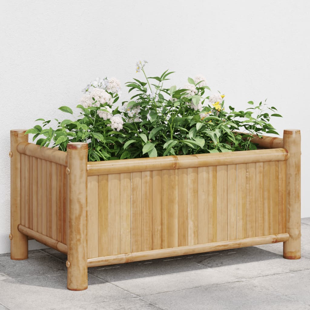 Planter 100X30X25 Cm Bamboo