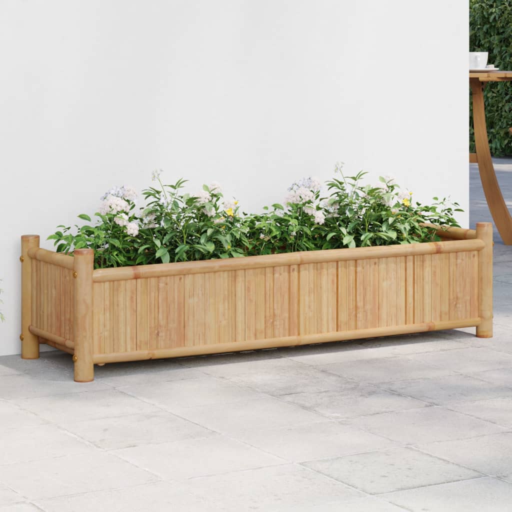 Planter 100X30X25 Cm Bamboo