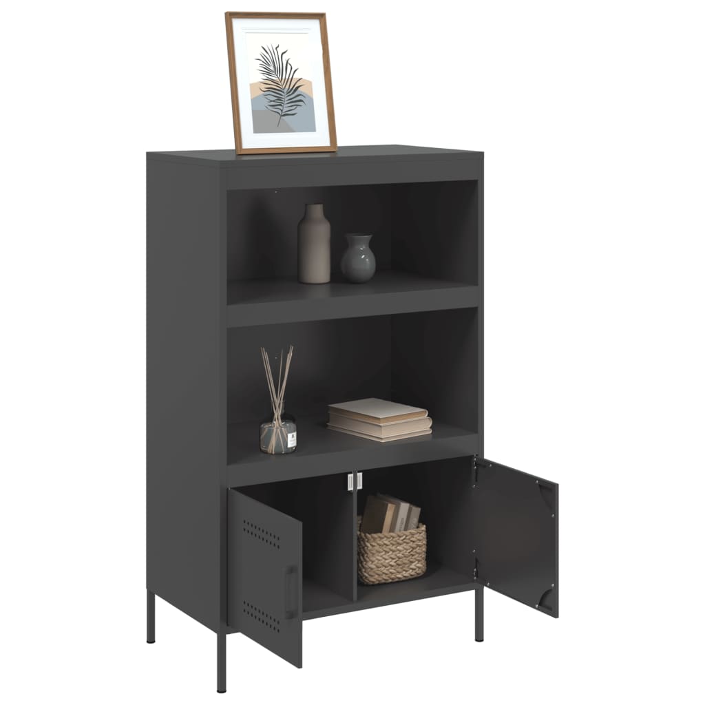 Highboard 68X39X113 Cm Steel
