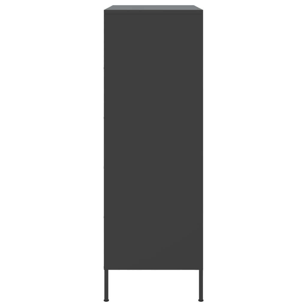 Highboard 68X39X113 Cm Steel