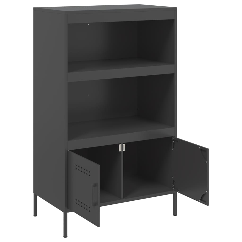 Highboard 68X39X113 Cm Steel