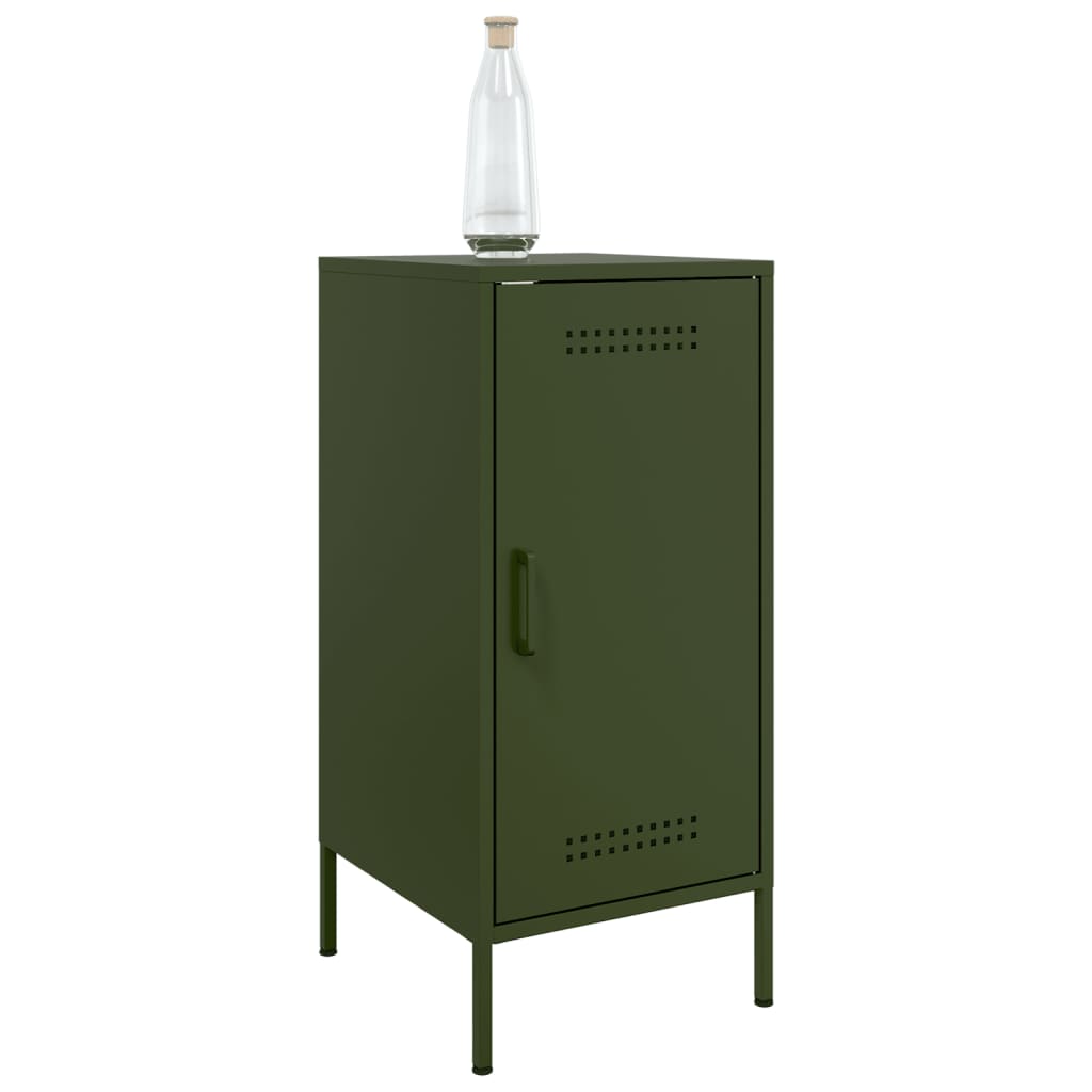 Sideboards 2 Pcs Olive 36X39X79 Cm Steel