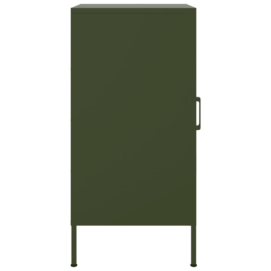Sideboards 2 Pcs Olive 36X39X79 Cm Steel
