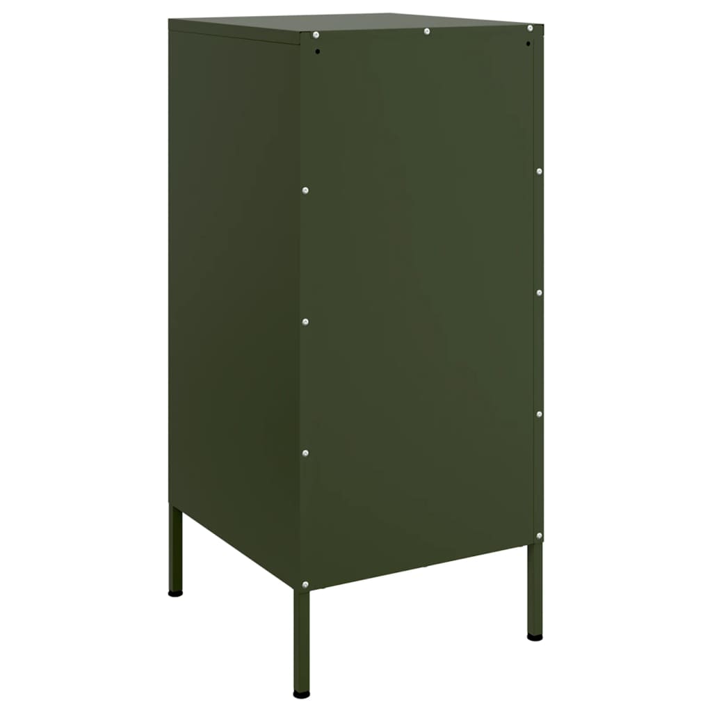 Sideboards 2 Pcs Olive 36X39X79 Cm Steel
