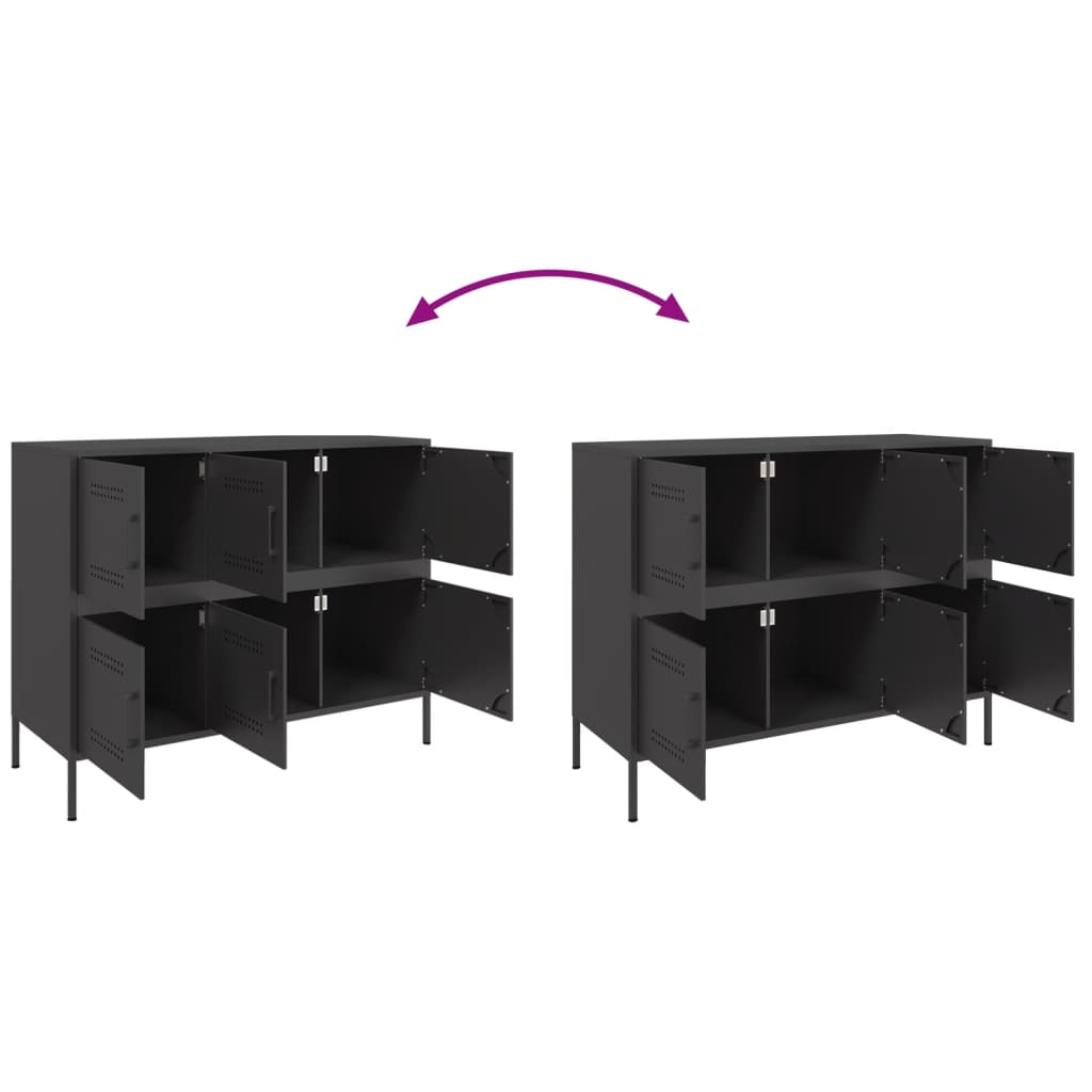 Sideboard 100.5X39X79 Cm Steel