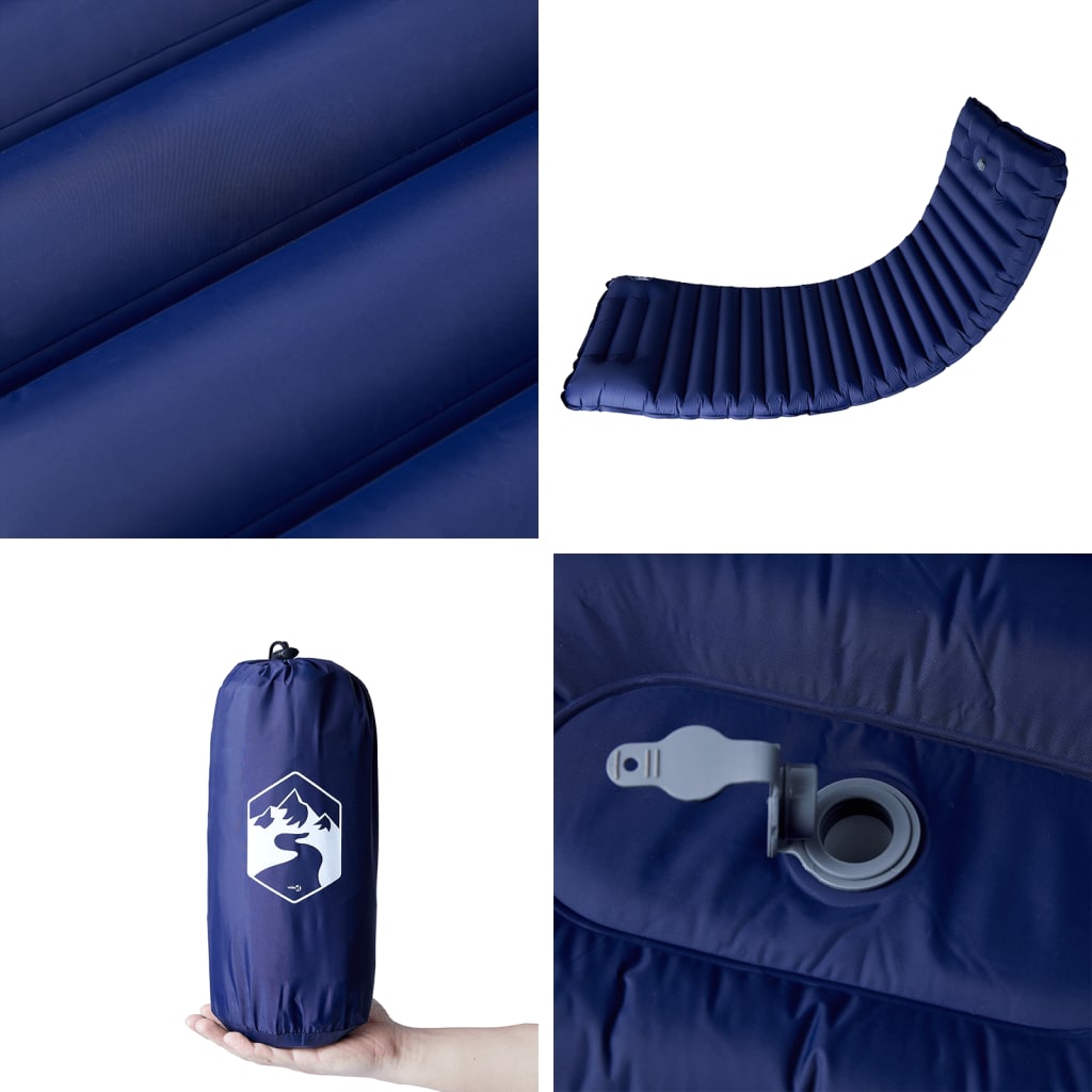 Self Inflating Camping Mattress With Pillow 1-Person