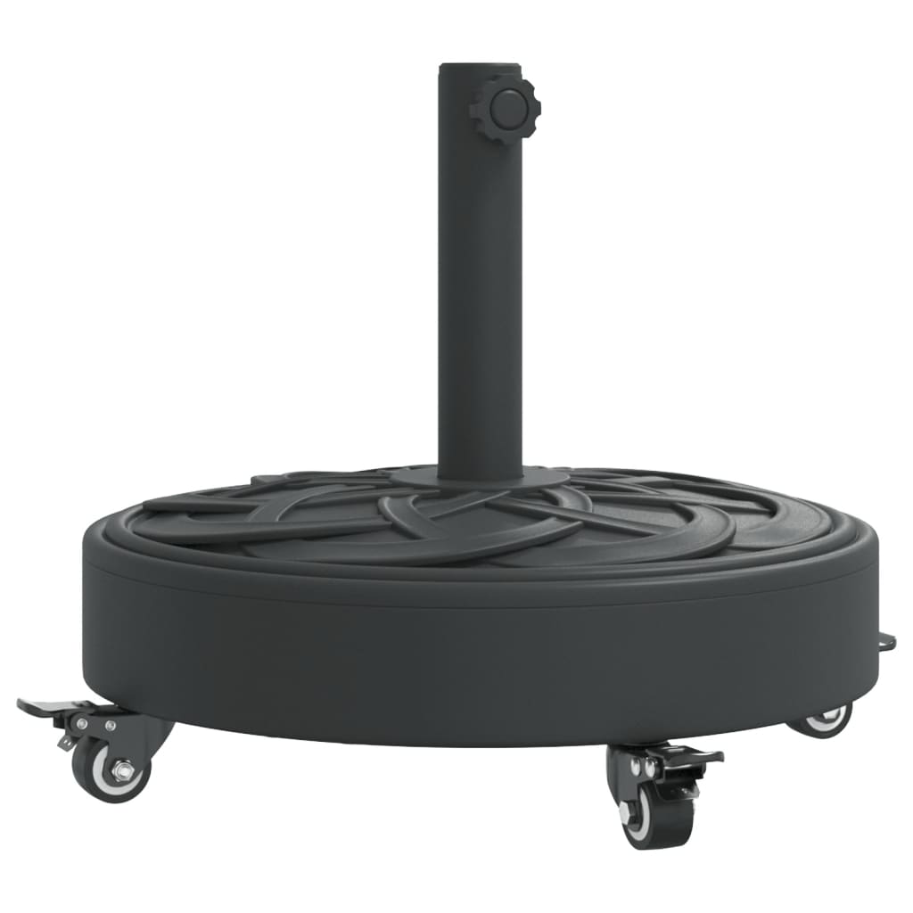 Parasol Base With Wheels For Ø38 / 48 Mm Poles Round