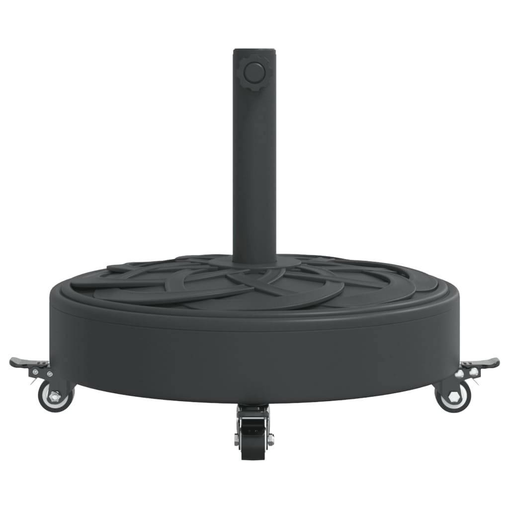 Parasol Base With Wheels For Ø38 / 48 Mm Poles Round