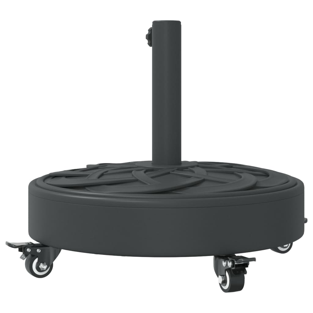 Parasol Base With Wheels For Ø38 / 48 Mm Poles Round