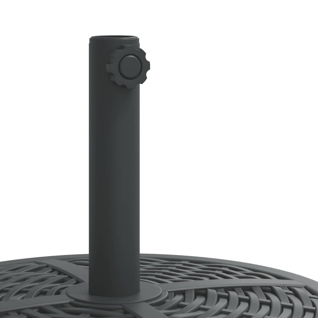 Parasol Base With Wheels For Ø38 / 48 Mm Poles 27 Kg Round