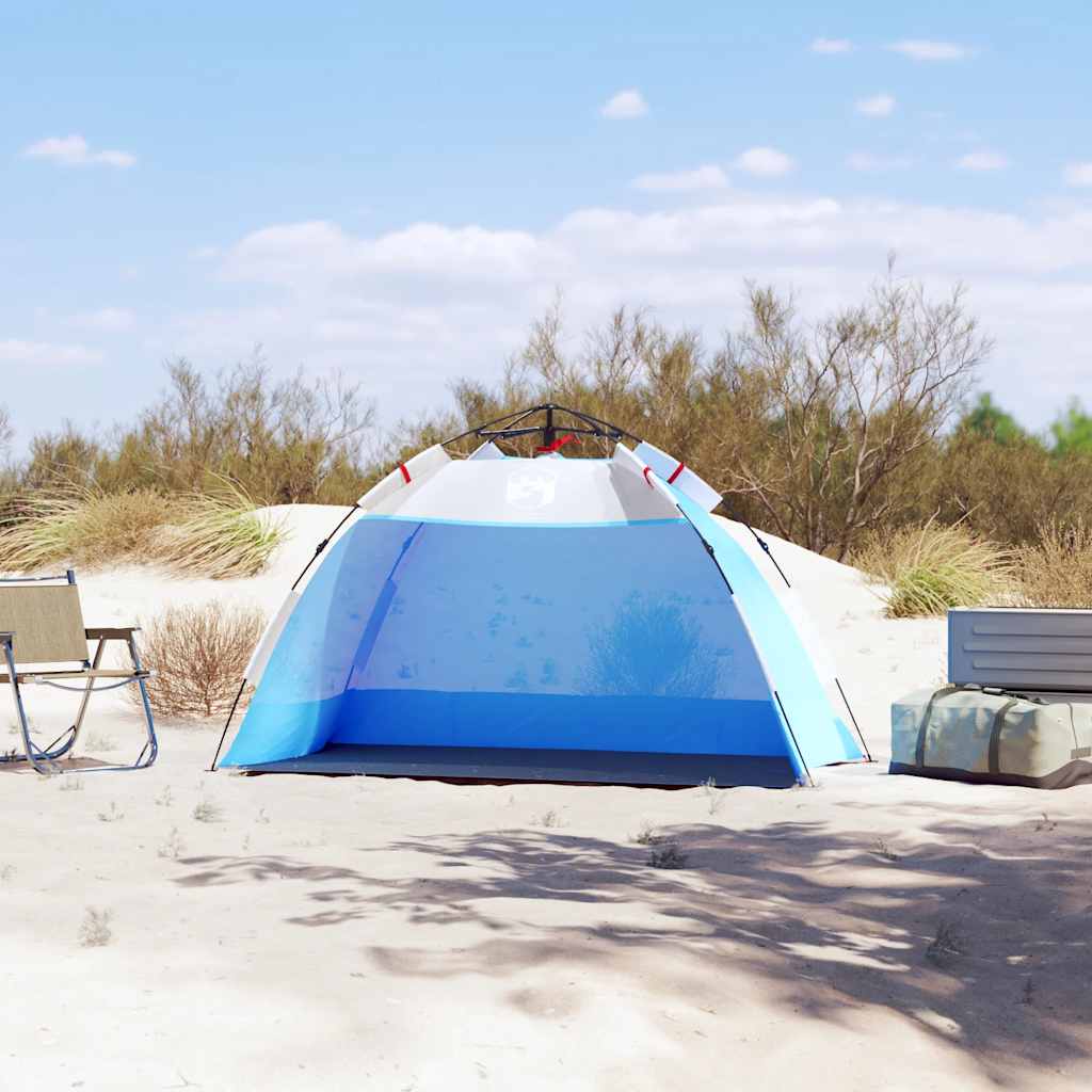 Tents Beach Tent 2-Person Azure Quick Release Waterproof blue grey green