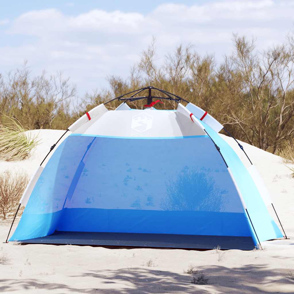 Tents Beach Tent 2-Person Azure Quick Release Waterproof blue grey green